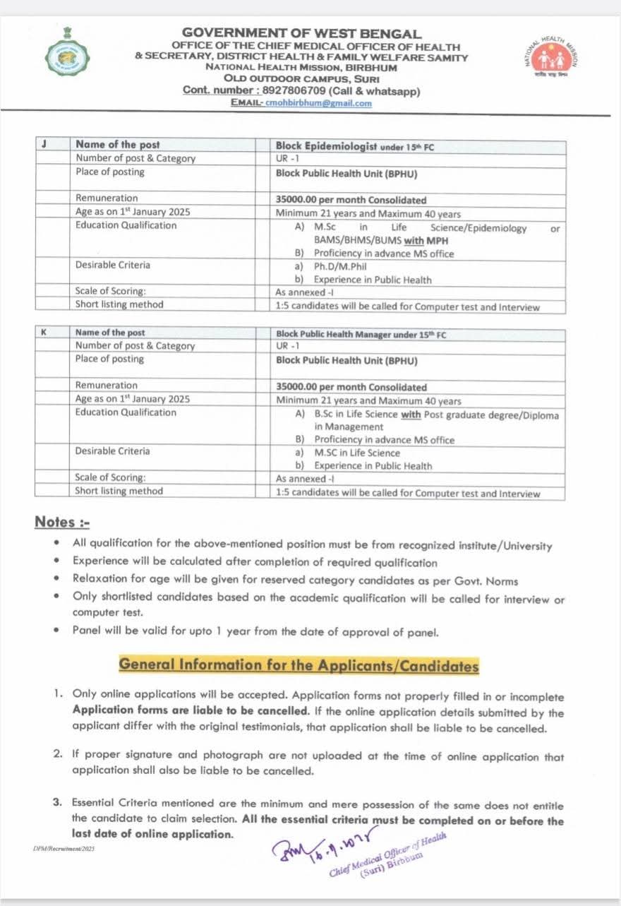 new vacancy advertisement