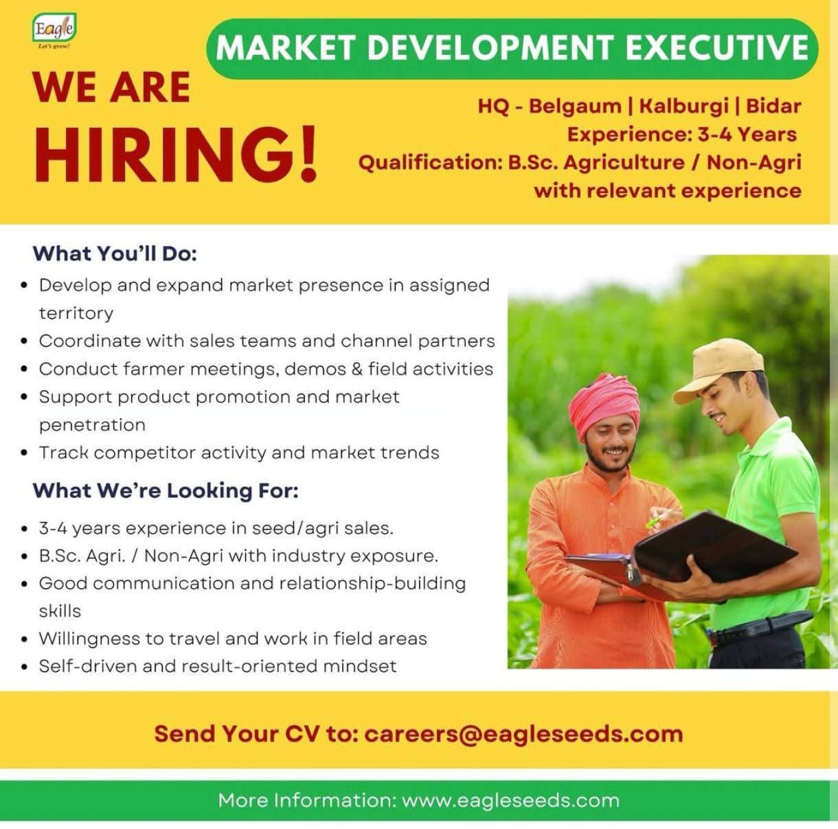 Agriculture recruitment
