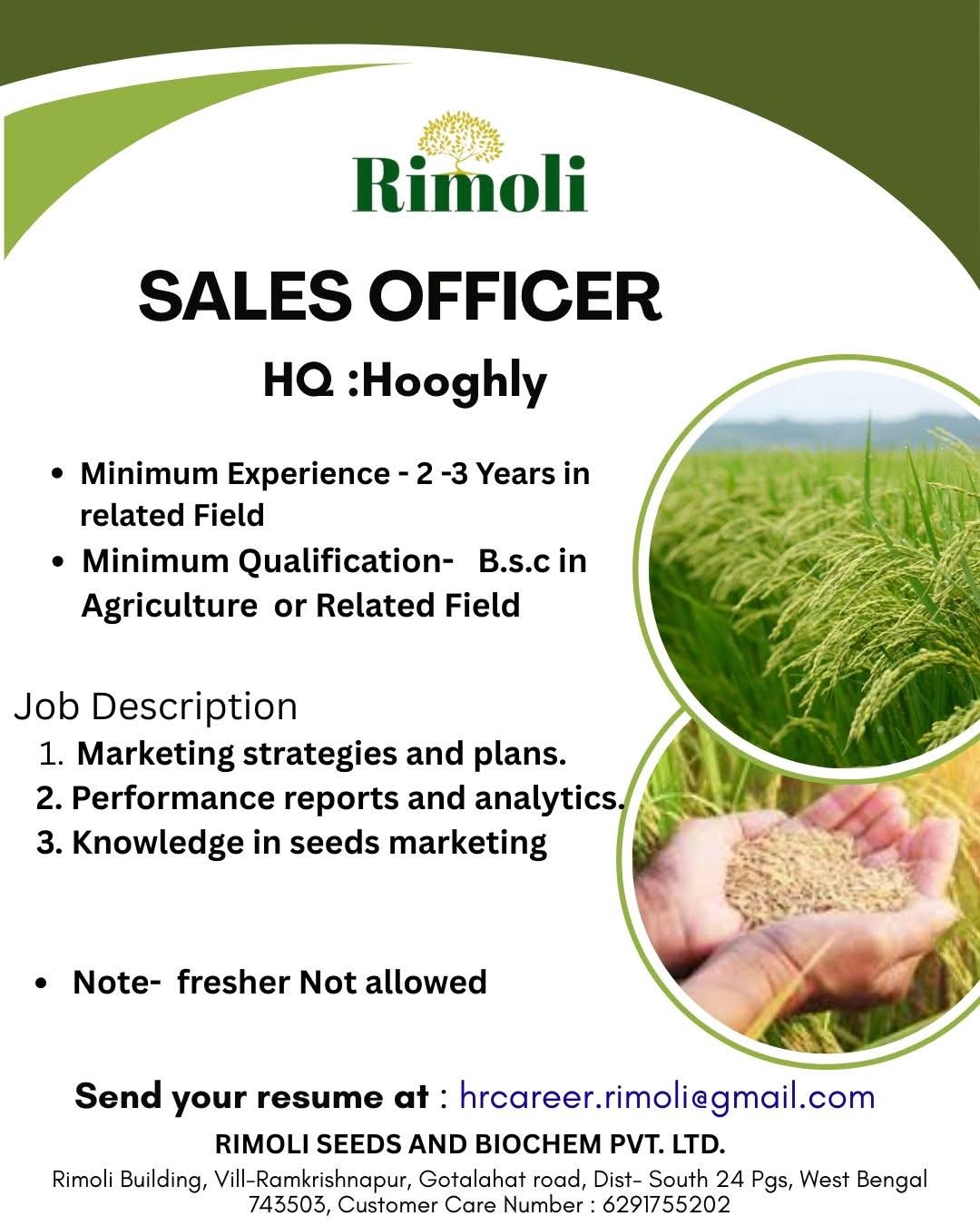 Agriculture recruitment