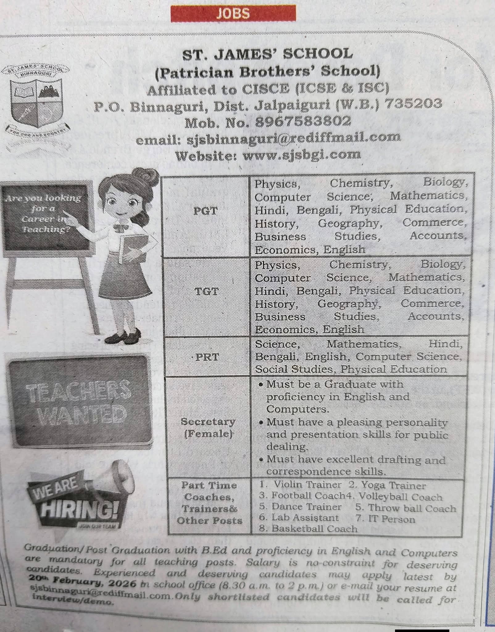 School recruitment