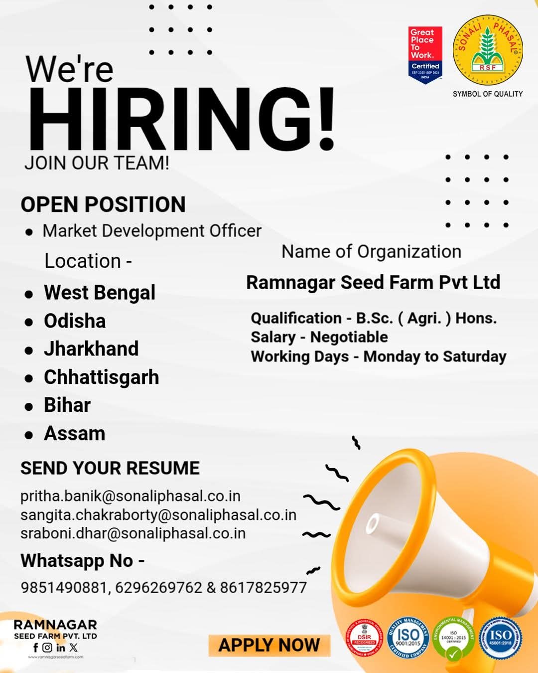 Agriculture recruitment