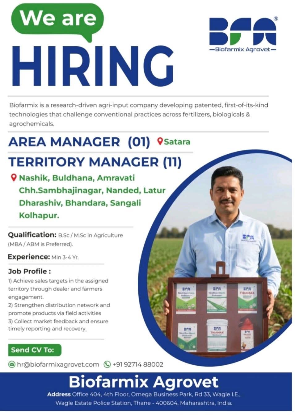 Agriculture recruitment