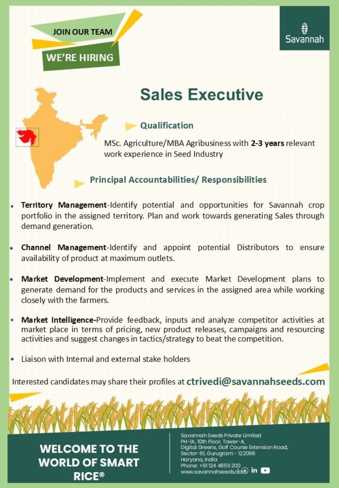 Agriculture recruitment