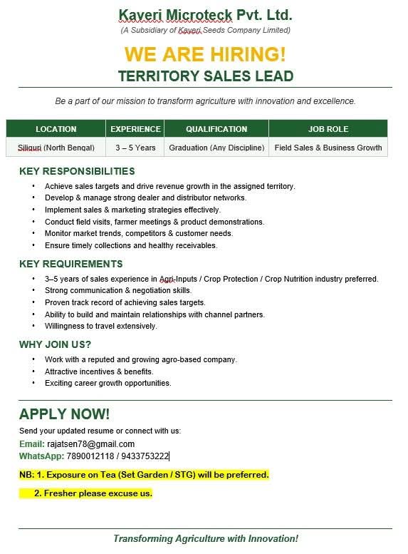 Job for any graduate student