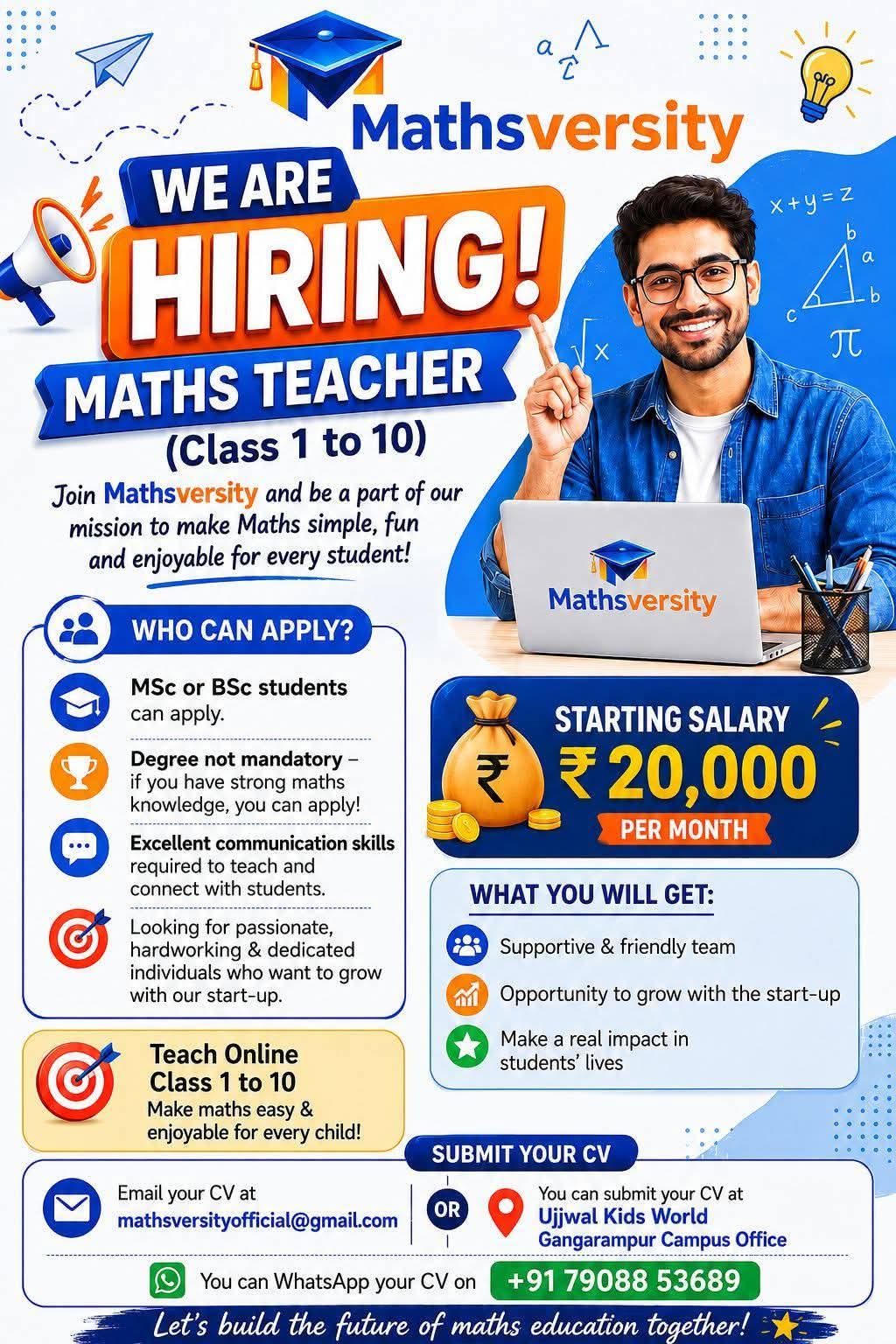 Math teacher recruitment