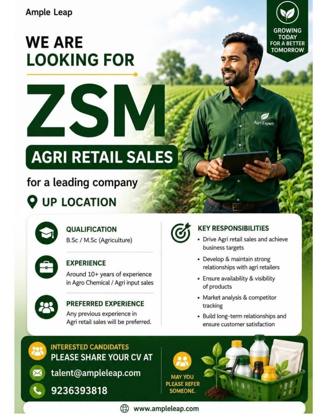 Recruitment for agriculture students