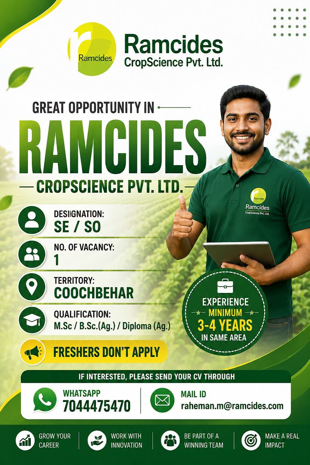 Recruitment for agriculture students