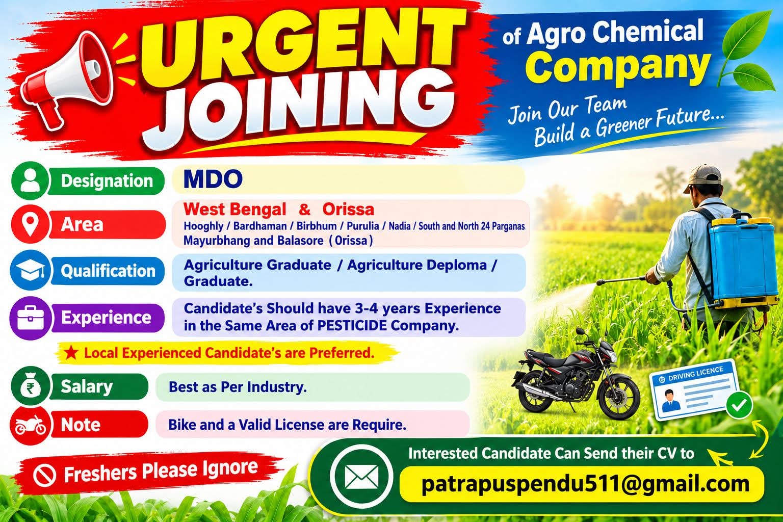 Agriculture Job