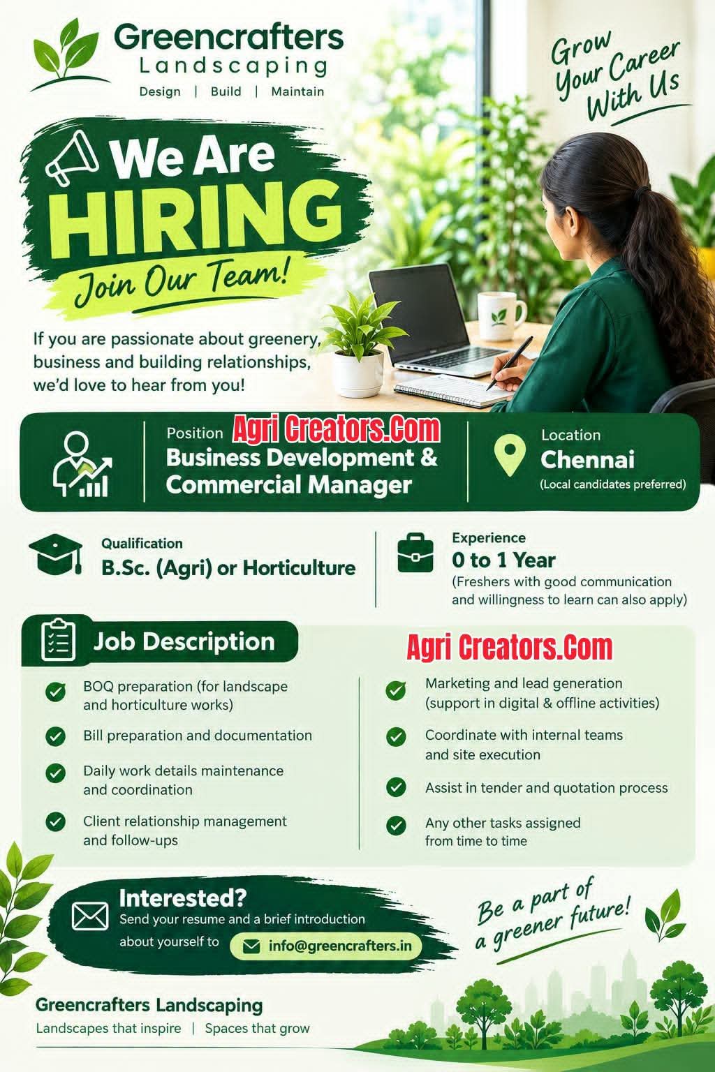 Job of Agriculture Student