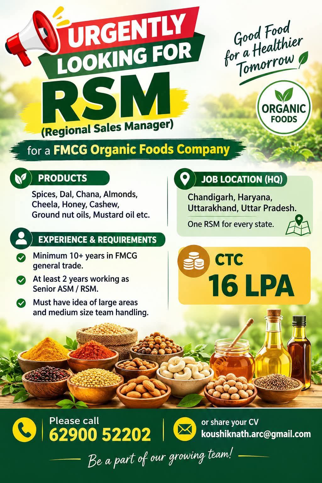 Regional Sales Manager recruitment