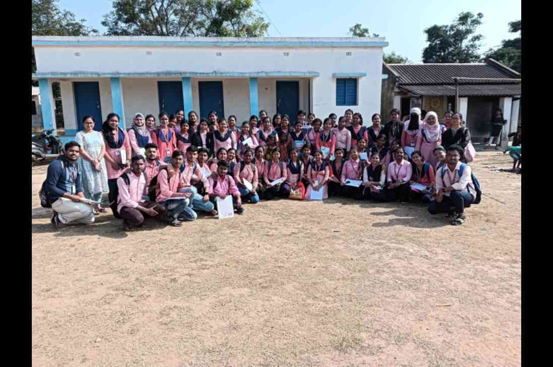 79 / 91 , Nutrition Students Visit to ICDS Centre at Kuturiya,  Bhadutala, Paschim Medinipur on 01.12.2023